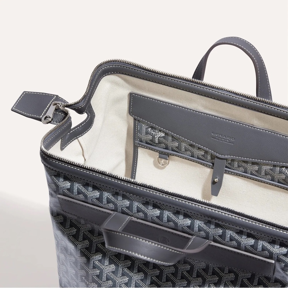 Gray Patterned Men's Backpack - Picture 6 of 6